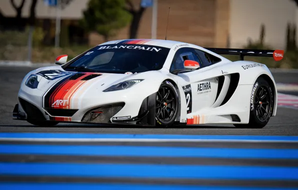 Picture auto, white, machine, sport, supercar, gt3, Kar, McLaren