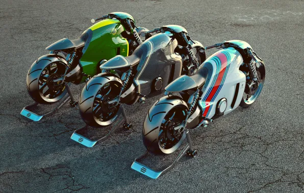 Picture motorcycle, Lotus, bike, render, Lotus C-01
