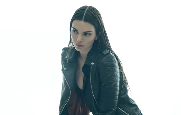 Picture look, girl, pose, photo, model, jacket, Kendall Jenner