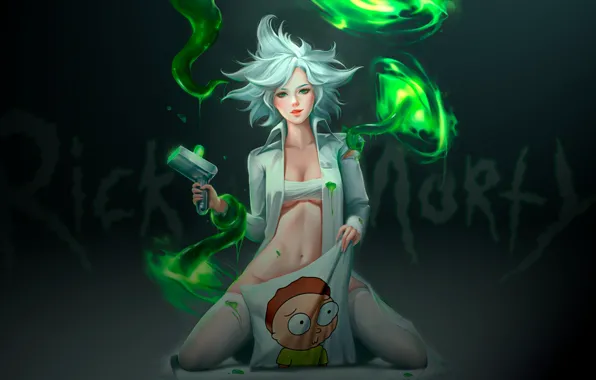 Rick and Morty, Rick and Morty, Rick Sanchez, BlondynkiTezGraja, SCHWIFTYCON, Rick Sanchez, The female version …