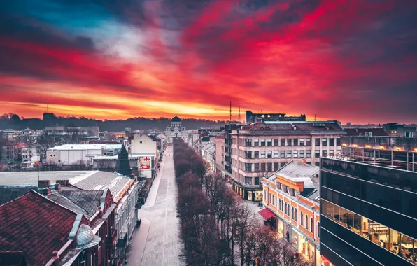 Lithuania, Kaunas, Freedom alley