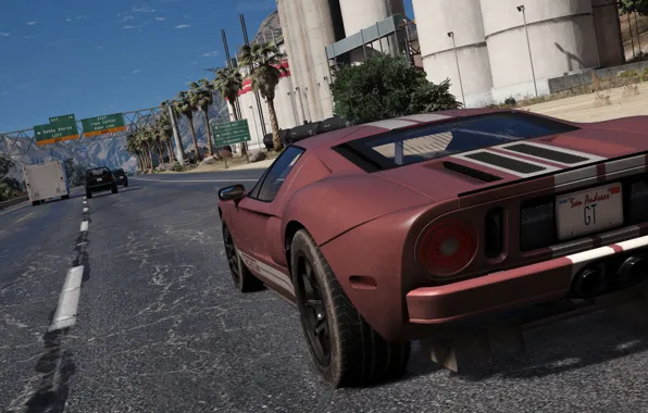 Picture Ford GT, Grand Theft Auto V, GTA V