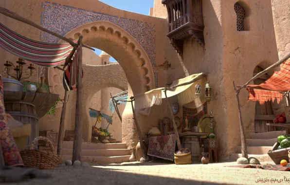 Wall, arch, ornament, trade, Bazaar
