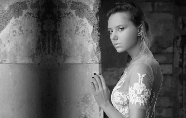 Girl, beautiful, short hair, pretty, lips, face, attractive, handsome