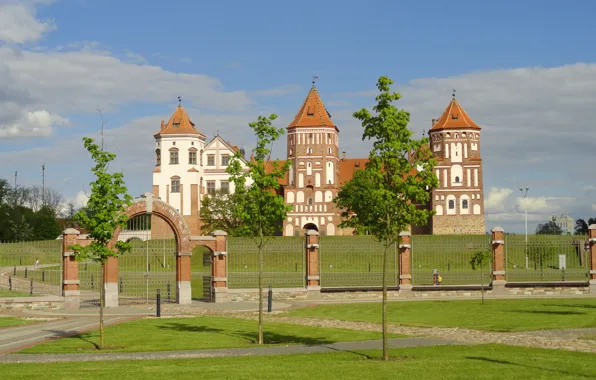 Picture nature, castle, Belarus, Massisimo