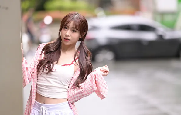 Girl, Asian, tails
