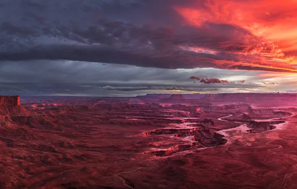MOUNTAINS, The SKY, The RIFT, CLOUDS, RIDGE, SUNSET, DAL, ROCKS