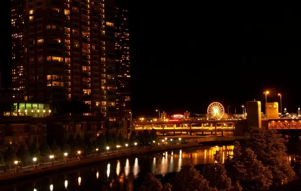 City, the city, USA, Chicago, Illinois