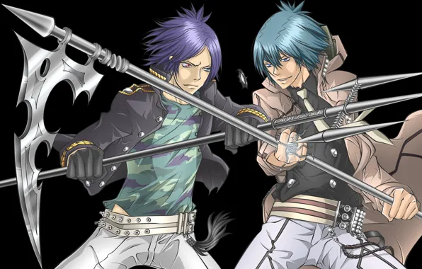 Anime, guys, mafia, Rokudou Mukuro, Katekyo Hitman REBORN!, Demon Spade