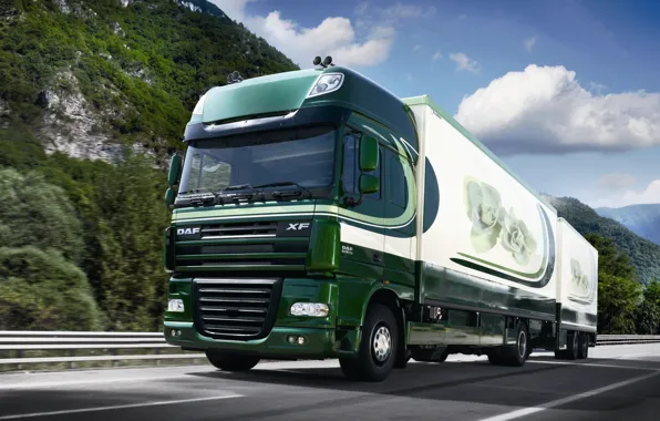 Picture Truck, Wallpaper, Wallpapers, Truck, The trailer, DAF, XF105, Ixef