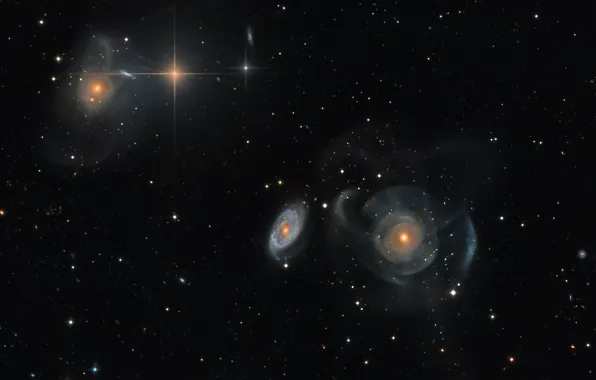Picture stars, stars, galaxy, galaxies, constellation Pisces, constellation Pisces, Martin Pugh, NGC 474
