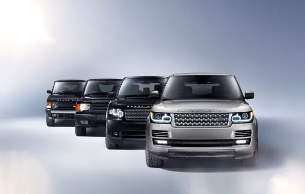 Picture Land Rover, Range Rover, Black, Cars, Land Rover, Metalik, Front, History