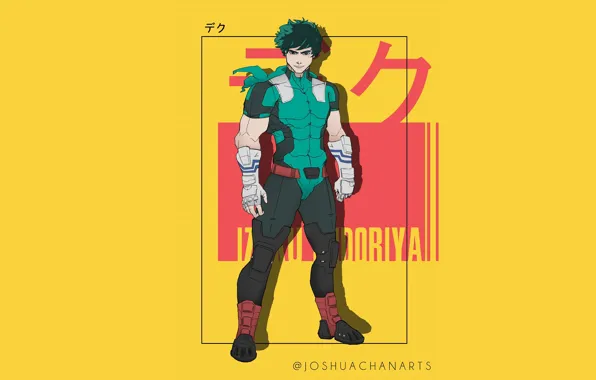 Download wallpaper art, male, My Hero Academia, Boku No Hero Academy ...