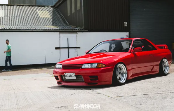 Nissan, turbo, red, wheels, skyline, japan, jdm, tuning