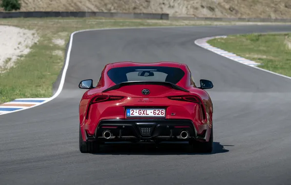 Coupe, Toyota, rear view, Supra, sport car, sports car, rear-wheel drive, Toyota GR