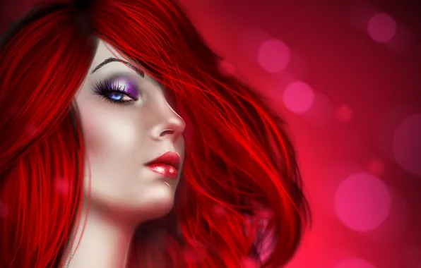 Picture eyes, look, girl, face, eyelashes, background, makeup, lips