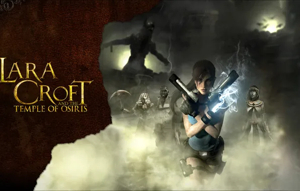 Guns, lara croft, tomb raider, Lara Croft and the Temple of Osiris