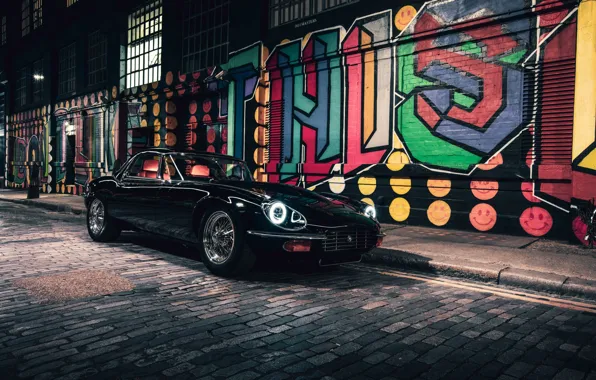 Jaguar, E-Type, Front, Black, 2021, E-Type S3, UK Unleashed