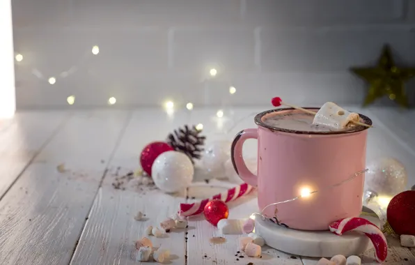 Decoration, New Year, Christmas, mug, Christmas, cup, New Year, decoration