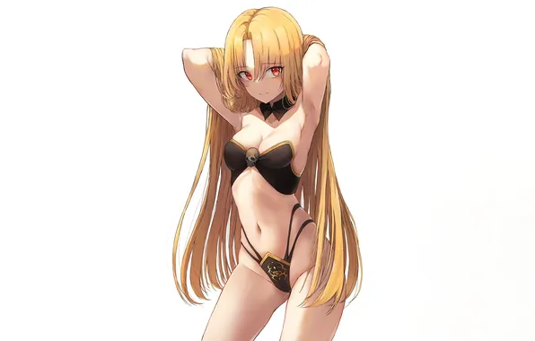 Girl, sexy, lingerie, pantsu, cleavage, panties, long hair, boobs