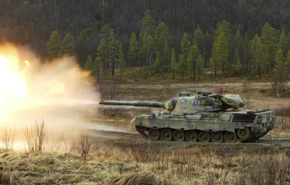 Tank, volley, Leopard1