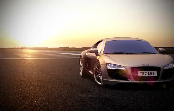 Picture The sun, The sky, Audi, Sun, Supercar, Supercar, Audi. R8