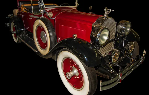 Retro, lights, wheel, Packard