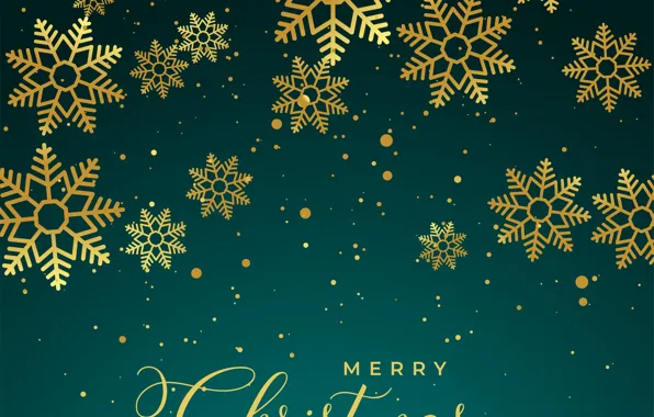 Picture snowflakes, holiday, Christmas, golden, merry christmas, snowflakes