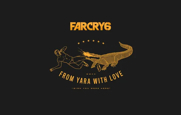 Background, gold, black, the game, Far Cry, Ubisoft, Game, 2021
