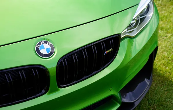 Sign, BMW, the front