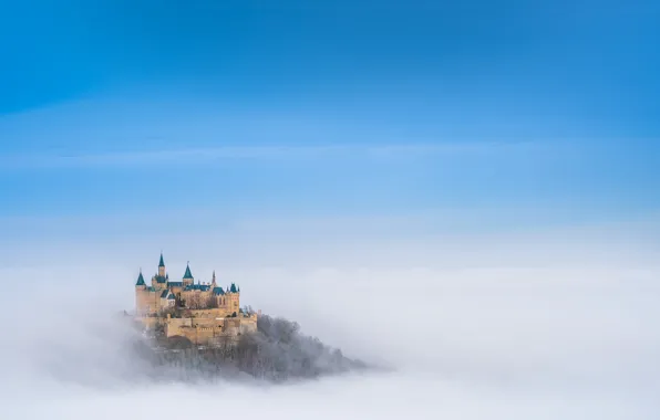 Sky, Germany, Castle, Baden-Wurttemberg, Stock Hausen