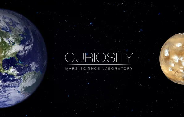Stars, Earth, Mars, Curiosity