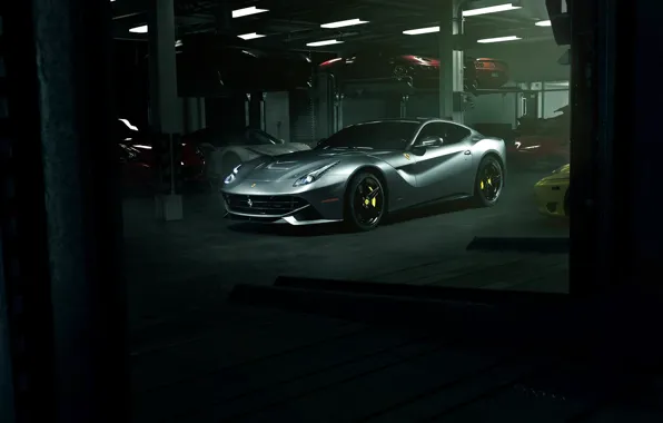 Ferrari, Silver, F12 Berlinetta