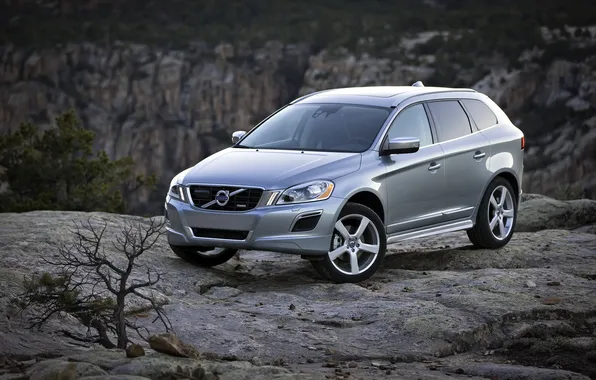 Picture mountains, rocks, Volvo, canyon, XC60
