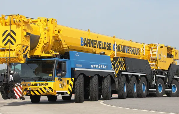 Wheel, Crane, Crane, Liebherr LTM 1750-9.1, Liebherr