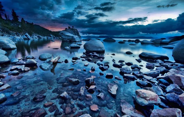 Picture sea, nature, blue