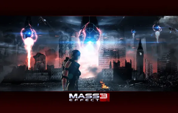 London, mass effect, Shepard, the reapers