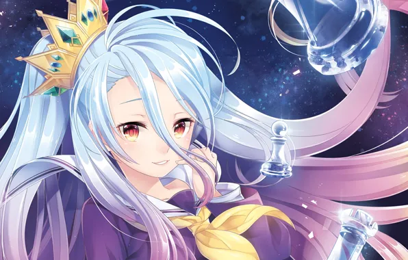 Anime, art, girl, No Game No Life