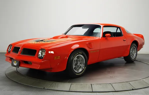 Wallpaper Orange, 1976, Trans Am, Pontiac Firebird, Muscle Classic For 