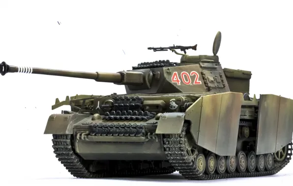 Toy, tank, German, average, Panzerkampfwagen IV, model, period, The second world war