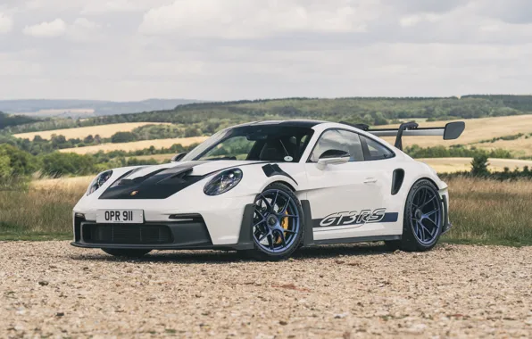 White, 911, Porsche, supercar, Weissach Package, Porsche 911 GT3 RS