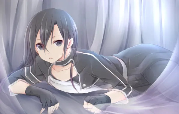 Anime, art, guy, Sword art online, Sword Art Online, Kirito