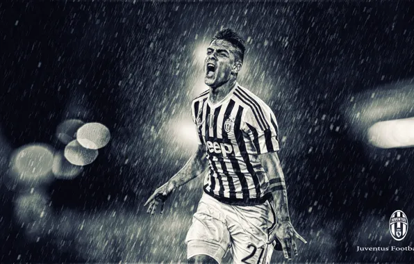 Picture rain, Juventus, The Argentine wizard, spotlight, dybala