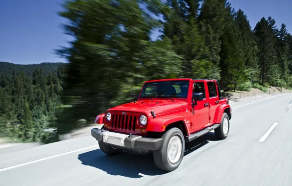 Red, Road, Sahara, Wrangler, Jeep, Unlimited, Sugar