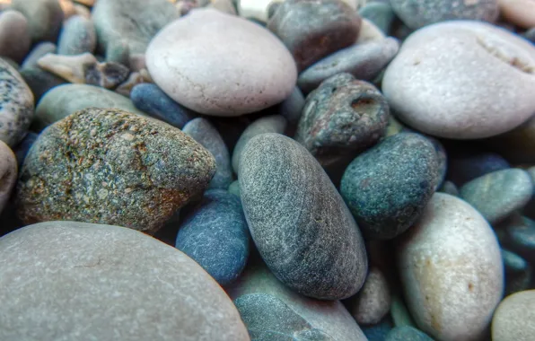 Beach, macro, nature, stones