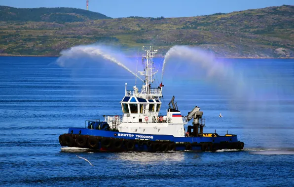Tug, parade, Navy, Severomorsk