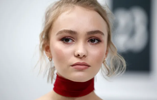 Look, pose, model, portrait, makeup, actress, Lily-Rose Depp, Lily-Rose Depp