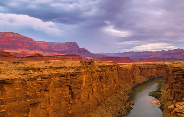 Picture rocks, AZ, gorge, USA, the Colorado river, Grand Canyon National Park, Marble Canyon