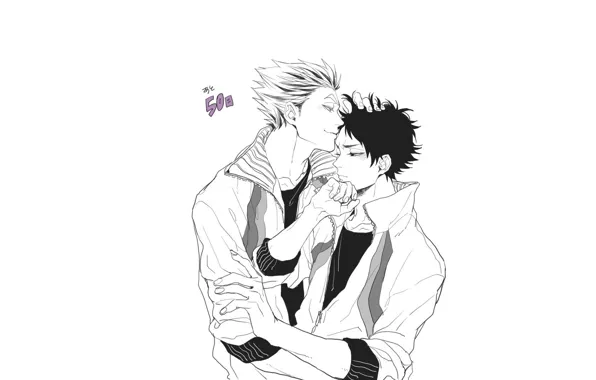 Guys, Volleyball, Haikyuu, Akaashi Keiji, Bokuto Kotar