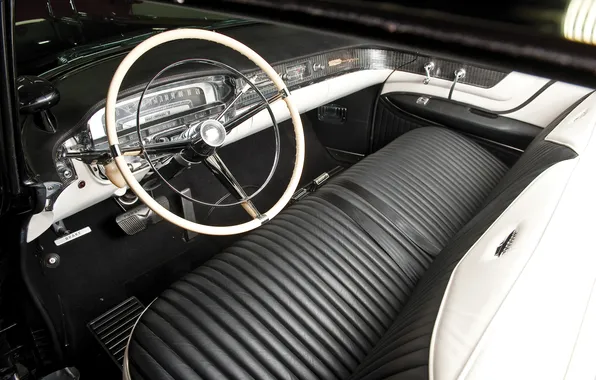 Eldorado, Cadillac, Special, retro cars, 1956, the interior of the car, Seville, retro cars